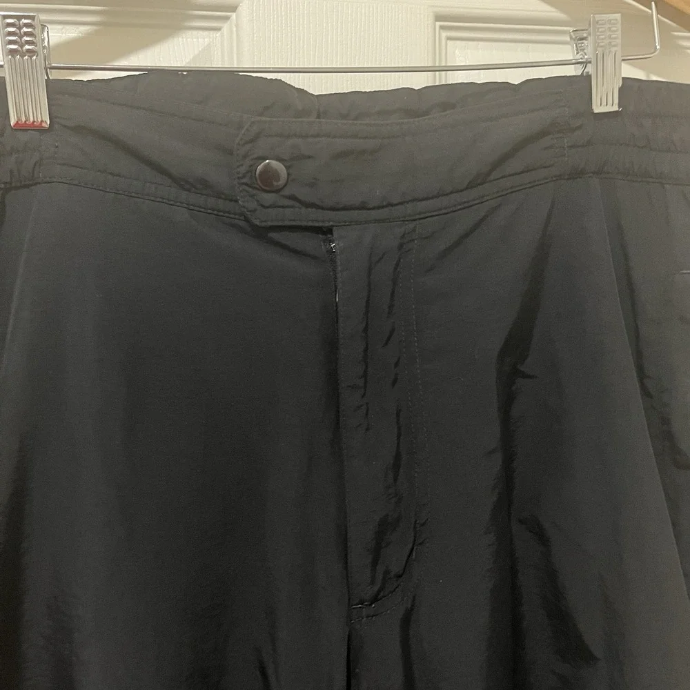 Obermeyer Mens XL Short Black Insulated Ski Snowboard‎ Pants Adjustable Waist